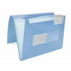 Carpeta clasificadora fuelle Liderpapel DIN A4 poliporpileno 13 departamentos color azul