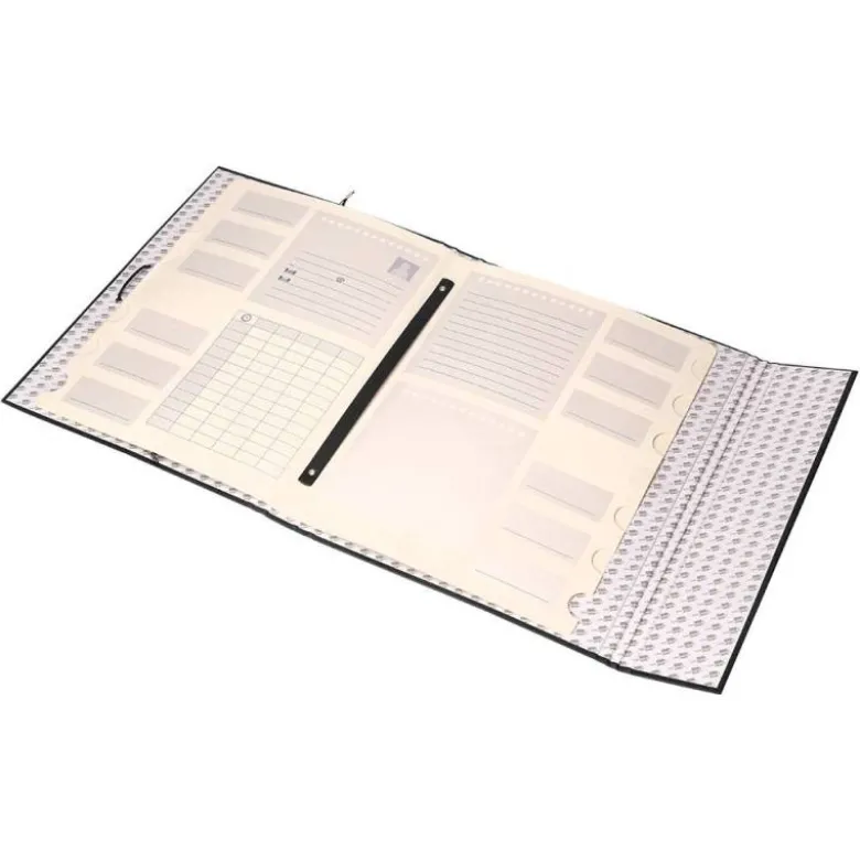 Carpeta clasificadora Paper Coat Liderpapel folio negro