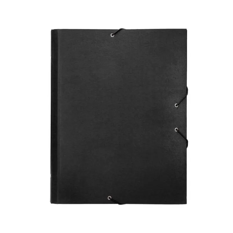 Carpeta clasificadora Paper Coat Liderpapel folio negro