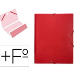 Carpeta clasificadora Paper Coat Liderpapel folio rojo