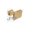 Carpeta colgante Hamelin folio prolongado visor superior kraft eco naranja amarillo