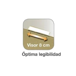 Carpeta colgante marca Gio Din A4 con visor superior Kraft eco Lomo 30 mm