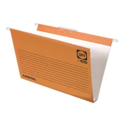 Carpeta colgante marca Gio Folio con visor superior Kraft eco Lomo 30 mm