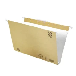 Carpeta colgante marca Gio Folio con visor superior Kraft eco Lomo 30 mm