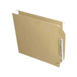 Carpeta colgante marca Hamelin A4 visor lateral kraft eco