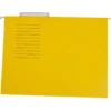 Carpeta colgante marca Liderpapel A4 Kraft Amarillo