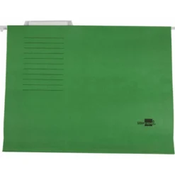 Carpeta colgante marca Liderpapel A4 Kraft Verde