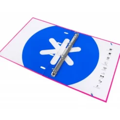 Carpeta con recambio Antartik A4 4 anillas 25 mm de Carton forrado color rosa