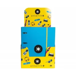 Carpeta con recambio Antartik A4 4 anillas 25 mm de Carton forrado Colores surtidos