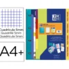 CARPETA CON RECAMBIO OXFORD EBINDER L&G VIVOS DIN A4+ 4 ANILLAS 35 MM RECAMBIO 80 H CUADRO 5 MM + JUEGO 5