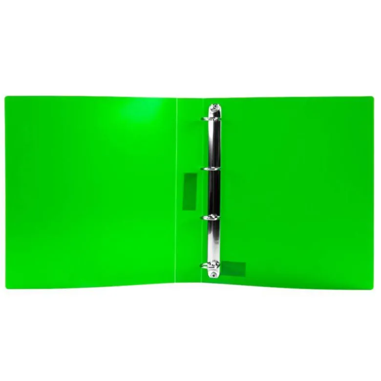Carpeta de 4 anillas Beautone polipropileno lomo 40 mm Din A4 verde