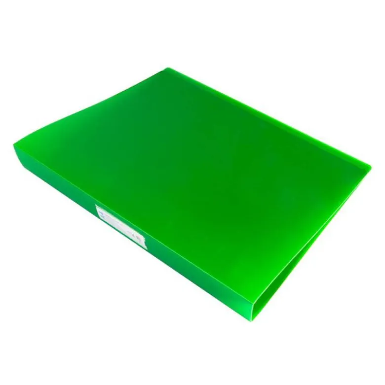 Carpeta de 4 anillas Beautone polipropileno lomo 40 mm Din A4 verde