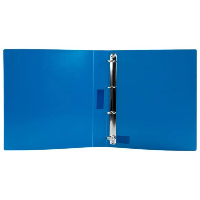 Carpeta de 4 anillas Beautone polipropileno lomo 40 mm Din A4 azul