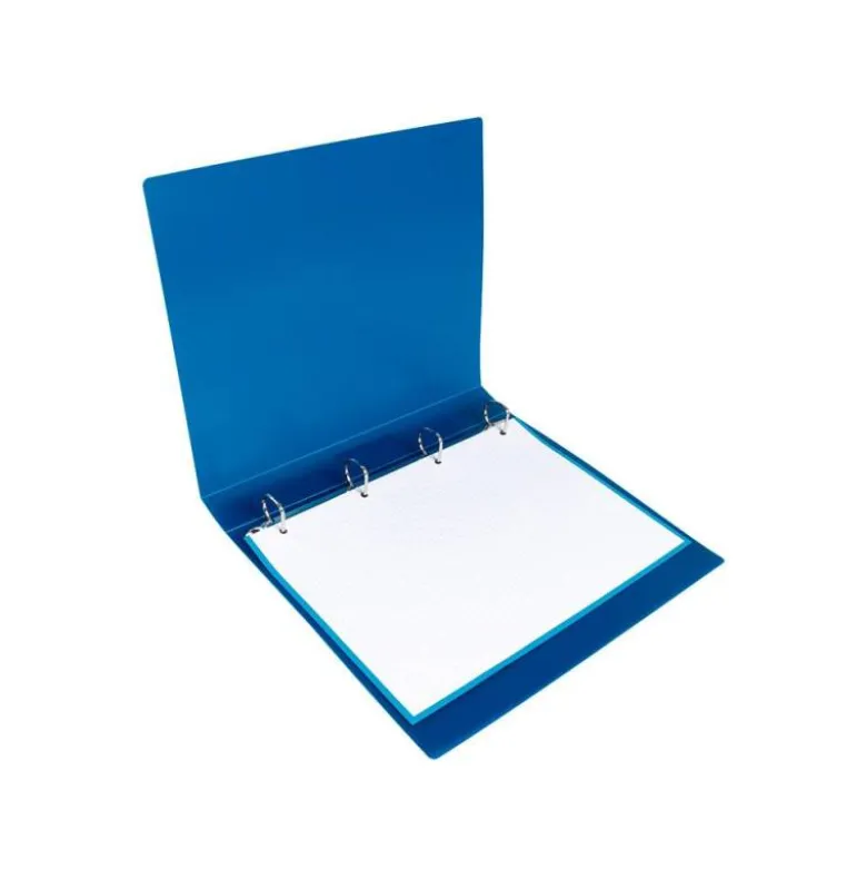 Carpeta de 4 anillas Beautone polipropileno lomo 40 mm Din A4 azul