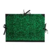 Carpeta de Dibujo Canson Classic 52x72cm Cartón Kraft con Gomas Color Mármol Verde