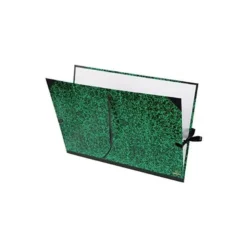 Carpeta de Dibujo Canson Classic 52x72cm Cartón Kraft con Gomas Color Mármol Verde