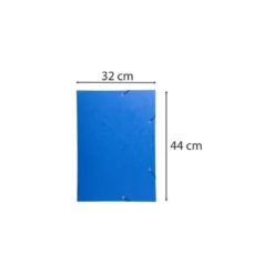 Carpeta de gomas Exacompta Din A3 azul