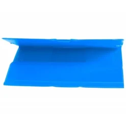 Carpeta de gomas Liderpapel color celeste folio