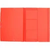 Carpeta de gomas Liderpapel color rojo folio