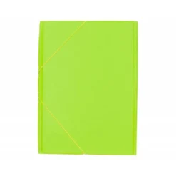 Carpeta de gomas Liderpapel color verde folio