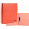 Carpeta de Liderpapel cuarto 2 anillas carton cuero 230 x 206 mm