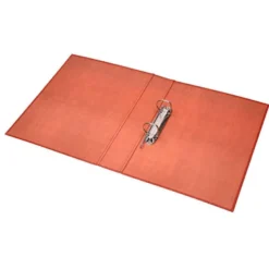 Carpeta de Liderpapel folio 2 anillas lomo 40 mm carton cuero 332 x 265 mm