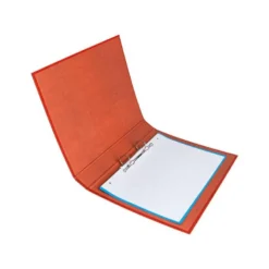 Carpeta de Liderpapel folio 2 anillas lomo 40 mm carton cuero 332 x 265 mm