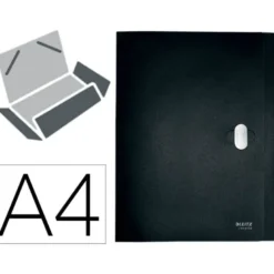 CARPETA DE PROYECTOS LEITZ RECYCLE DIN A4 POLIPROPILENO LOMO 38 MM NEGRO
