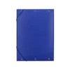 Carpeta de proyectos Liderpapel de carton con gomas Paper Coat lomo 90 mm azul