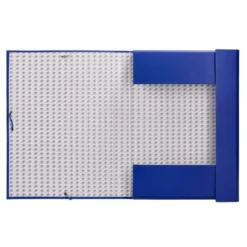 Carpeta de proyectos Liderpapel de carton con gomas Paper Coat lomo 90 mm azul