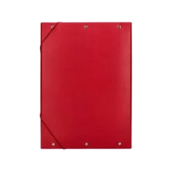 Carpeta de proyectos Liderpapel de carton con gomas Paper Coat lomo 90 mm rojo