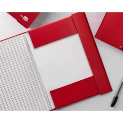 Carpeta de proyectos Liderpapel de carton con gomas Paper Coat lomo 90 mm rojo