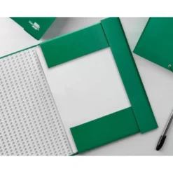 Carpeta de proyectos Liderpapel de carton gomas Paper Coat verde