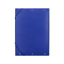 Carpeta de proyectos Liderpapel de carton con gomas Paper Coat lomo 70 mm azul