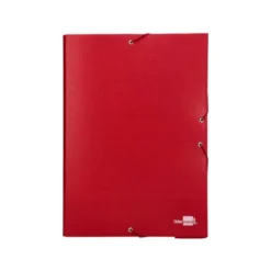 Carpeta de proyectos Liderpapel de carton con gomas Paper Coat lomo 70 mm rojo