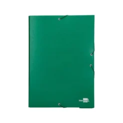 Carpeta de proyectos Liderpapel de carton con gomas Paper Coat lomo 70 mm verde