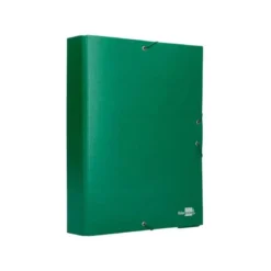 Carpeta de proyectos Liderpapel de carton con gomas Paper Coat lomo 70 mm verde