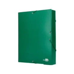 Carpeta de proyectos Liderpapel de carton con gomas Paper Coat lomo 70 mm verde