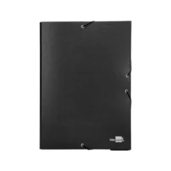 Carpeta de proyectos Liderpapel de carton con gomas Paper Coat lomo 70 mm negro