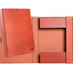 Carpeta de proyectos Liderpapel de carton gomas cuero 5 cm