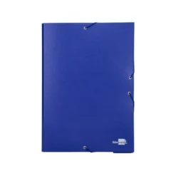 Carpeta de proyectos Liderpapel de carton con gomas Paper Coat lomo 50 mm azul