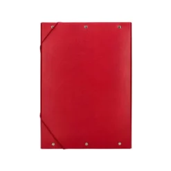 Carpeta de proyectos Liderpapel de carton con gomas Paper Coat lomo 50 mm rojo