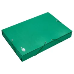 Carpeta de proyectos Liderpapel de carton con gomas Paper Coat lomo 50 mm verde