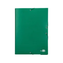 Carpeta de proyectos Liderpapel de carton con gomas Paper Coat lomo 50 mm verde