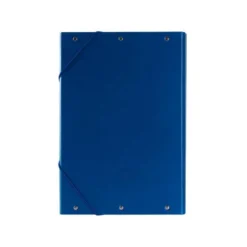Carpeta de proyectos Liderpapel de carton con gomas Paper Coat lomo 30 mm azul