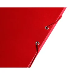 Carpeta de proyectos Liderpapel de carton con gomas Paper Coat lomo 30 mm rojo