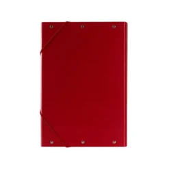 Carpeta de proyectos Liderpapel de carton con gomas Paper Coat lomo 30 mm rojo