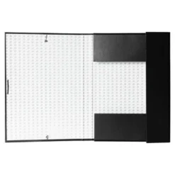 Carpeta de proyectos Liderpapel de carton con gomas Paper Coat negro
