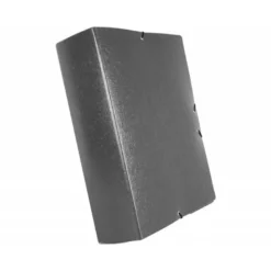 Carpeta de proyectos Liderpapel de carton con gomas gris 9 cm