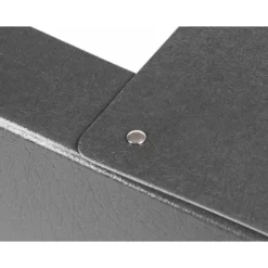 Carpeta de proyectos Liderpapel de carton con gomas gris 9 cm